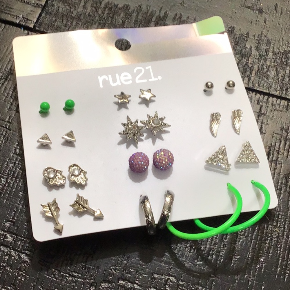 NWT 12 Pr. Rue 21 Pierced Earrings!